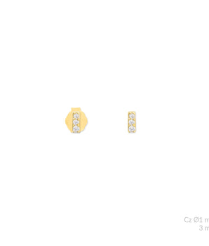 Zircon baguette g-p