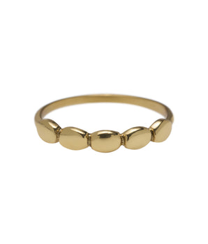 Brass tiny rounds ring