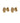 Hand stud earring g-p