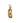 Pendant lucky bean brass/ g-p