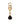 Pendant onyx heart stone g-p