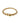 Brass braided ring