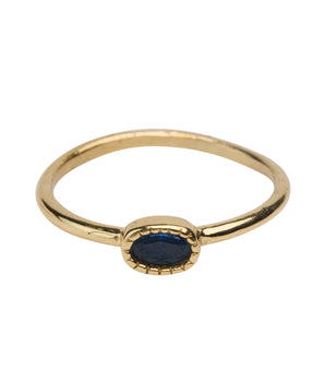 Brass ring side oval