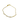 Bracelet twisted bone g-p