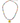 Happy flower smile necklace