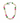 Multi color flower necklace