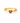 Brass citrine heart pink ring