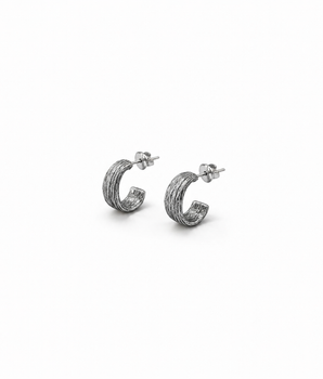 Wire earring brass/ s-p