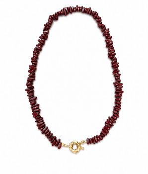 Necklace hematite g-p