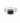 Black zircon dot ring brass/ s-p