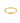 Brass triple tiny heart ring