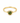 Brass round peridot ring