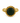 Brass dark green resin dot ring