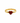 Brass dark red resin heart ring