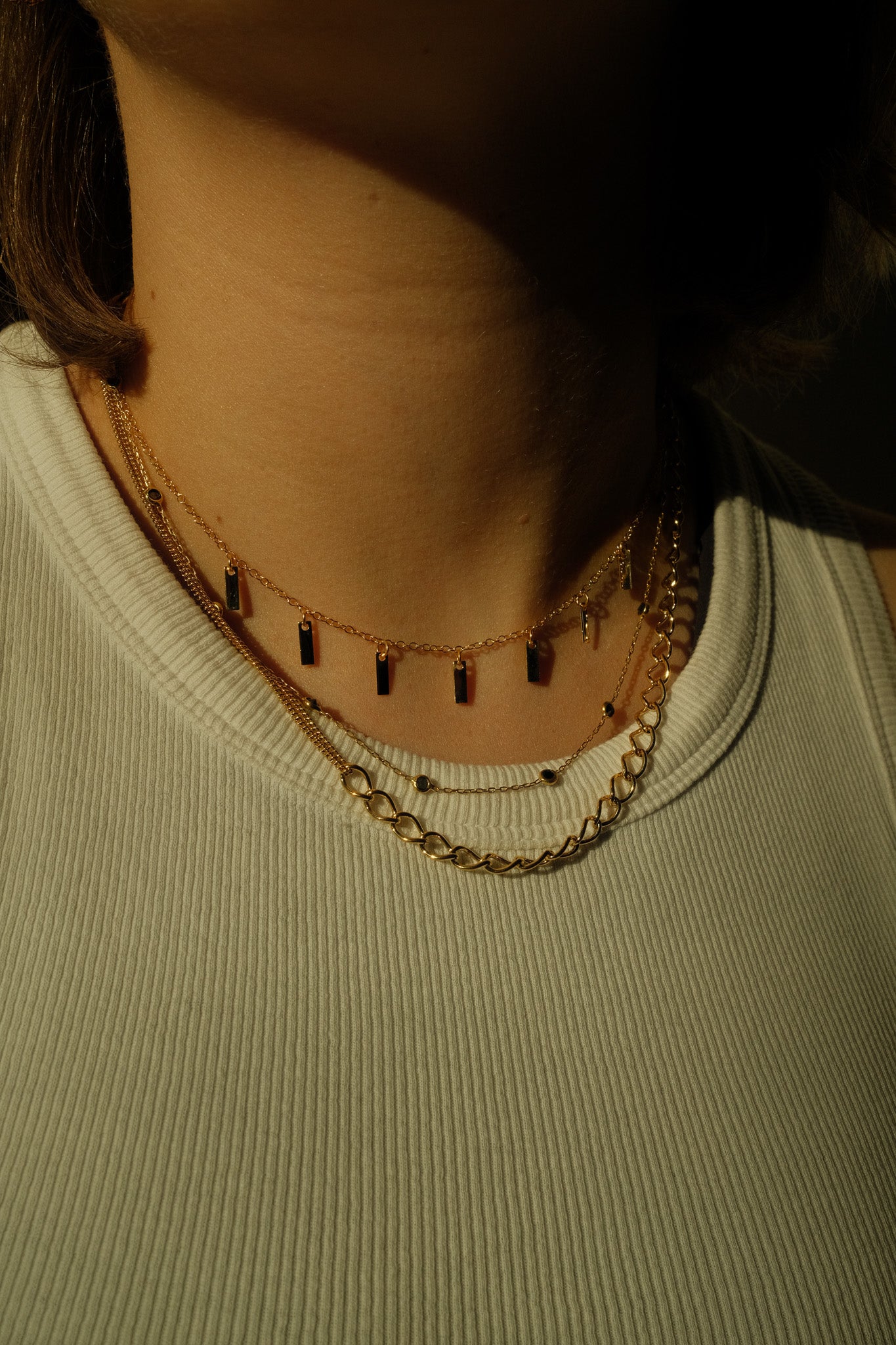 Necklace multi chain g-p