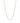 Necklace twisted 14K, 40 cm