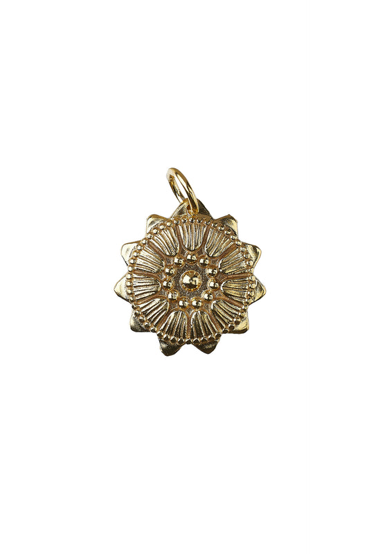 Pendants - Vintage flower - Gold plated