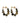 Small green stone dot earring g-p