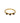 Brass ring triple round stone onyx