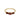 Brass triple garnet stone
