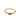 Brass tiny eyeshape twisted peridot stone