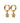 Bold flower hoop g-p