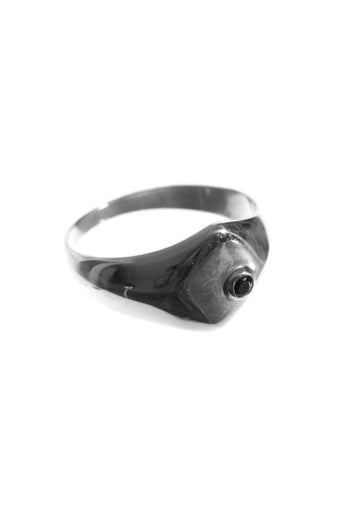 Xzota | Ringen | Signet square onyx | Zilver