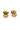 Xzota | Oorbellen | Half round | Gold plated