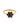 Xzota | Ringen | Flower Blue saphire | Goud