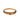 Brass red resin heart ring