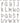 Xzota - Pendants - Bamboo letter E - Zilver