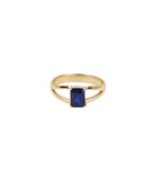 Xzota - Ringen - Big blue rectangle - Brass