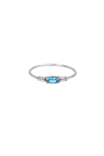 Xzota - Ringen - Blue wire - Zilver