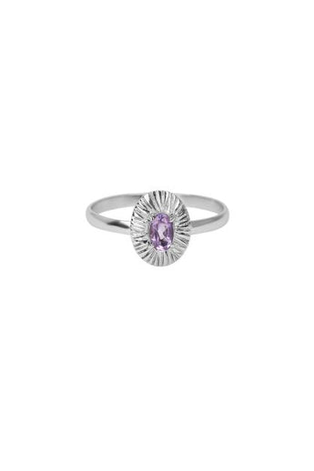 Xzota - Ringen - ametyhst vintage - Zilver