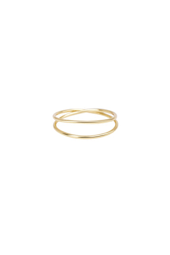 Xzota - Ringen - Double plain twisted _ Brass