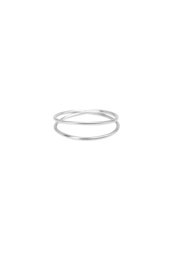 Xzota - Ringen - Double plain twisted - Zilver