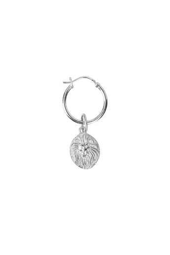 Xzoat/ Oorbellen - Hoop tiny lion - Silver