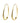 Xzota - Oorbellen - Hoop drop - Gold plated