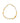 Xzota - Enkelbanden - Yellow jade - Gold plated