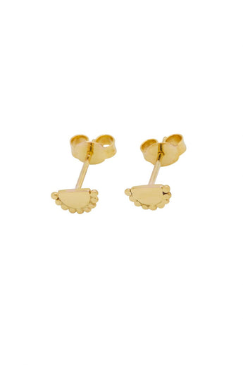 Xzota | Oorbellen | Half round | 14K goud