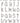 Xzota - Pendants - Bamboo letter C - Zilver