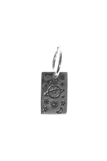 Xzota | Oorbellen | Tag universe per piece | Zilver