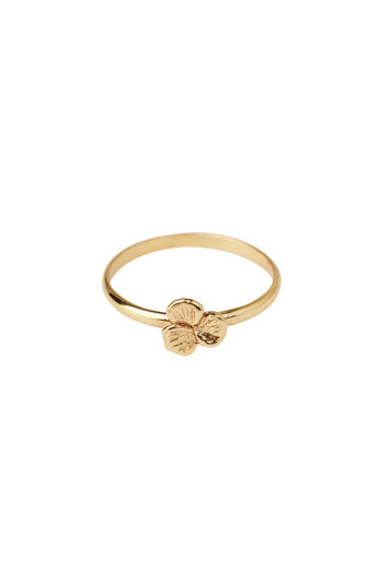 Xzota/ Oorbellen - Clover - Brass