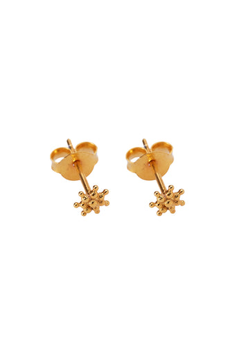 Xzota | Oorbellen | Tiny dots stud | Gold Plated