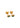 Xzota | Oorbellen | Lip green emerald stud | Gold plated