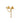 Xzota - Oorbellen - Tiny star moon chain p.p - Gold plated