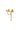 Xzota - Oorbellen - Tiny star moon chain p.p - Gold plated