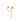 Xzota - Oorbellen - Double dot chain earring p.p. - Gold plated
