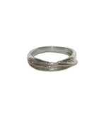 Silver bold twisted