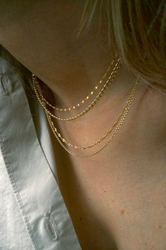 Necklace fantasy 14K